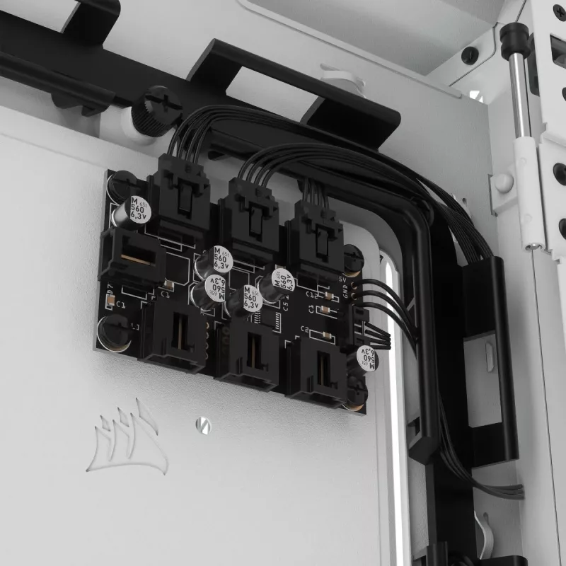 CORSAIR iCUE 5000X RGB - Tempered Glass Mid-Tower ATX PC Smart Case - Weiß