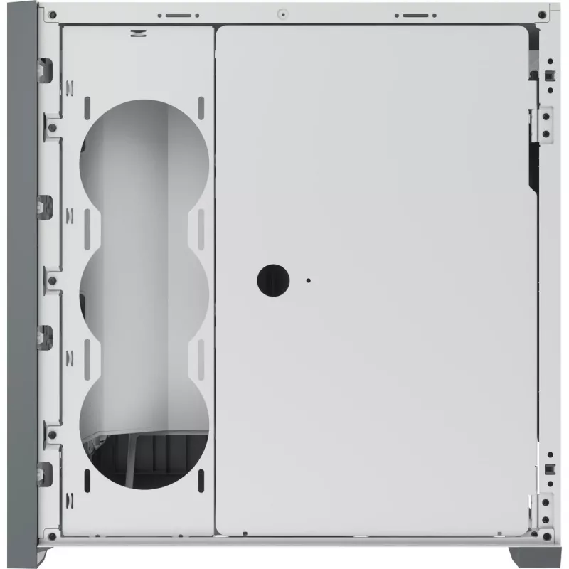 CORSAIR iCUE 5000X RGB - Tempered Glass Mid-Tower ATX PC Smart Case - Weiß