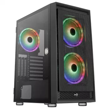 Aerocool GRAPHITEV3 Computergehäuse 3 ARGB 14-cm-Lüfter