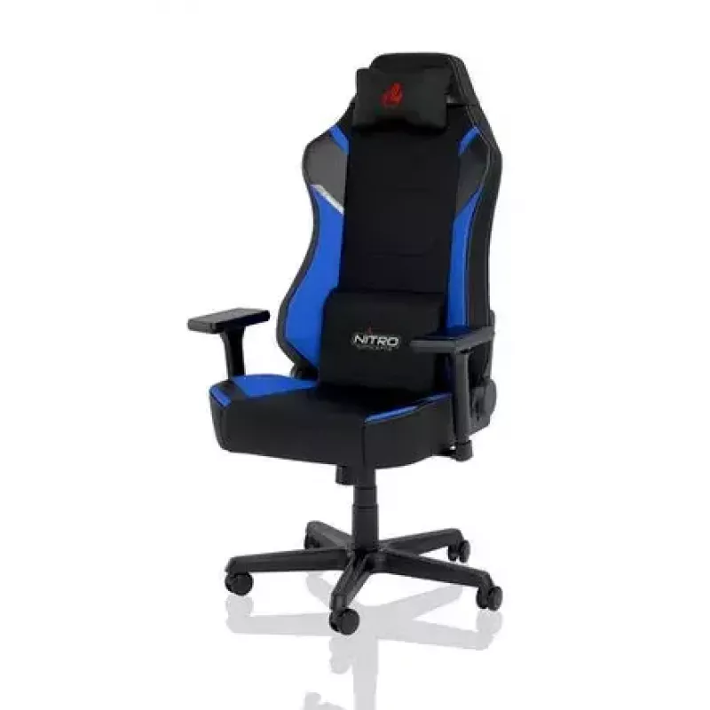 PC-Gaming-Stuhl Nitro Concepts X1000 gepolsterter Sitz Schwarz Blau 135 kg