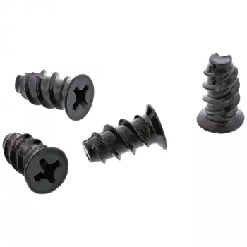InLine Lüfter-Schrauben 5,0x10,0mm schwarz 50 Stk.