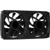 Aerocool ASTRO24 Dual Fan PC 12cm ARGB LED Antivibration Support Schwarz