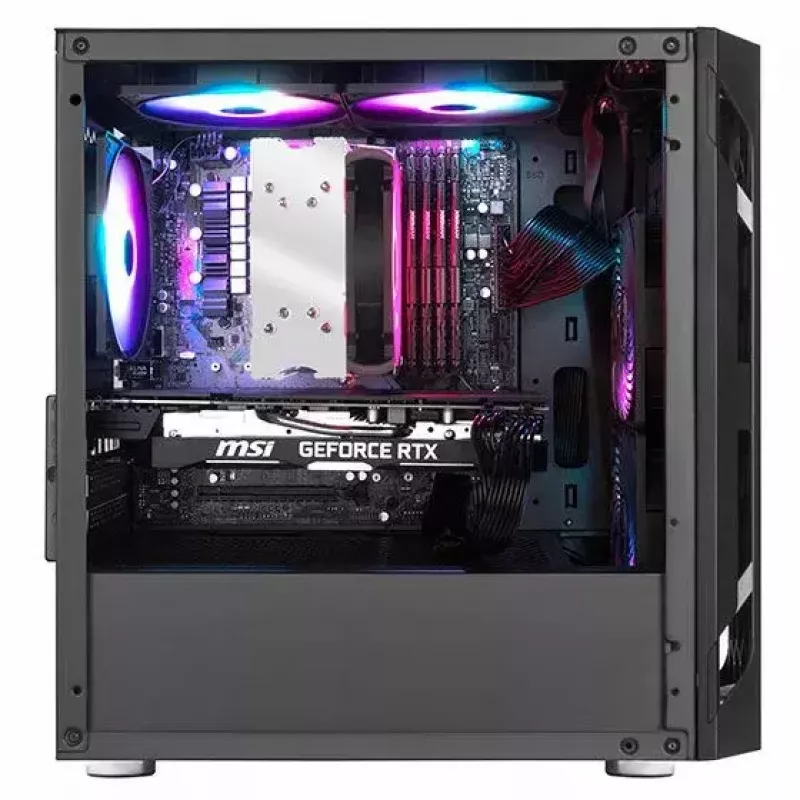Silverstone FARA H1M Micro Tower PC-Gehäuse Schwarz