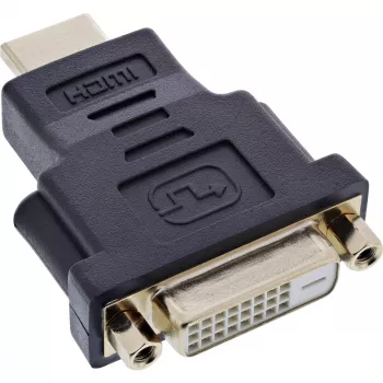 InLine HDMI zu DVI Adapter Stecker / 24+1 Buchse vergoldet, 4K2K