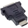 InLine HDMI zu DVI Adapter Stecker / 24+1 Buchse vergoldet, 4K2K