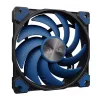 Lüfter Akasa ALUCIA SC Prozessorlüfter 14 cm Schwarz Blau Hydrodynamisches Gleitlager