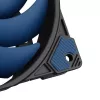 Lüfter Akasa ALUCIA SC Prozessorlüfter 14 cm Schwarz Blau Hydrodynamisches Gleitlager