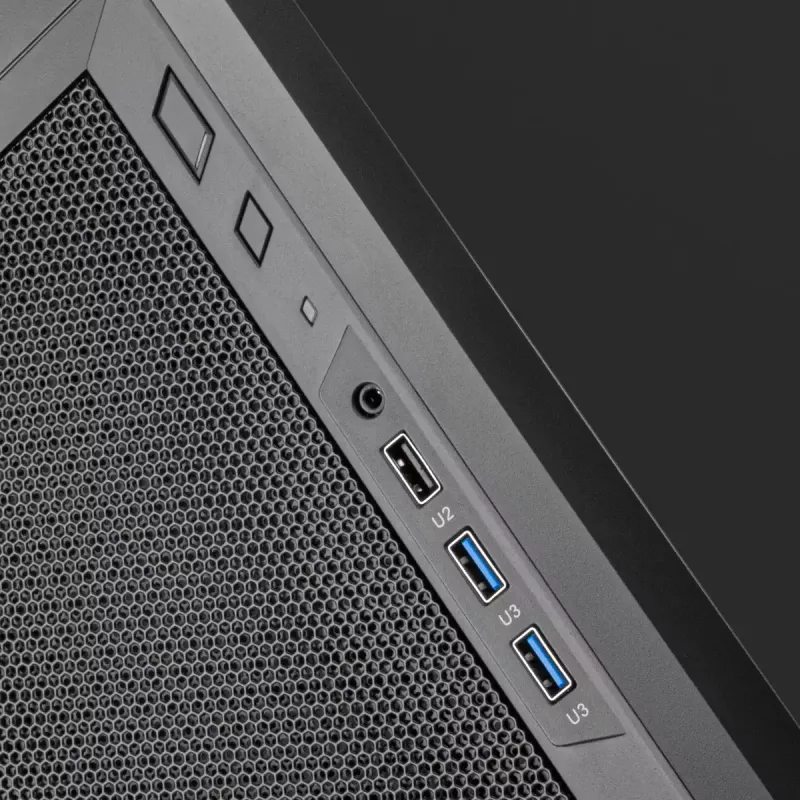 PC-Gehäuse Silverstone FARA 311 Micro ATX, schwarz