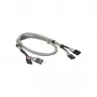 InLine USB 2.0 Verlängerung Intern 2x 4 Pin Stiftleiste / Stiftbuchse, 0,60m