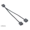 Addressable RGB LED-Splitterkabel Akasa AK-CBLD08-12BK
