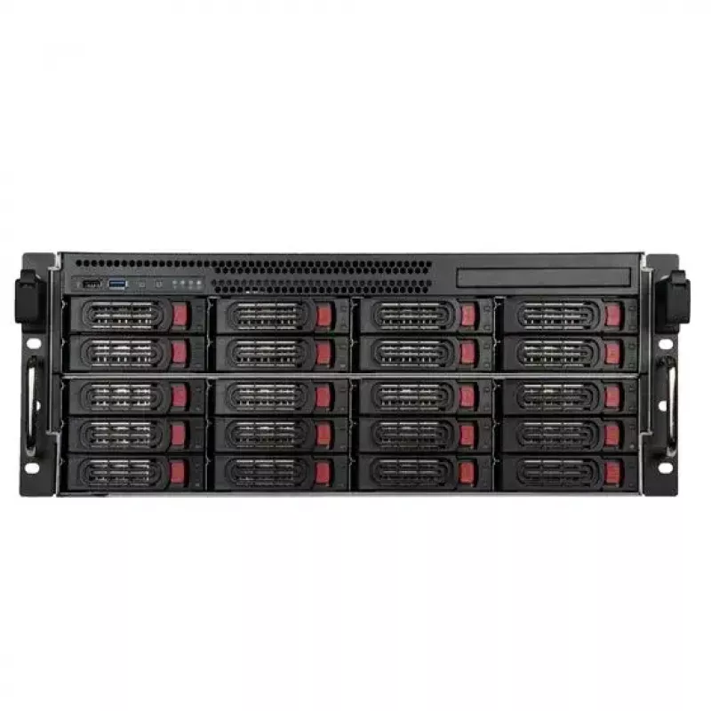 HDD-Gehäuse Silverstone SST-RM43-320-RS 20 Laufwerke 2,5/3,5 Zoll Grau