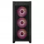 PC-Gehäuse ASUS TUF Gaming GT302 ARGB Midi Tower Schwarz — Hartglas, 3x140mm Front + 1x140mm Rückseite, USB-C