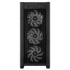 PC-Gehäuse ASUS TUF Gaming GT302 ARGB Midi Tower Schwarz — Hartglas, 3x140mm Front + 1x140mm Rückseite, USB-C