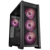 PC-Gehäuse ASUS TUF Gaming GT302 ARGB Midi Tower Schwarz — Hartglas, 3x140mm Front + 1x140mm Rückseite, USB-C