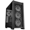 PC-Gehäuse ASUS TUF Gaming GT302 ARGB Midi Tower Schwarz — Hartglas, 3x140mm Front + 1x140mm Rückseite, USB-C