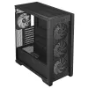 PC-Gehäuse ASUS TUF Gaming GT302 ARGB Midi Tower Schwarz — Hartglas, 3x140mm Front + 1x140mm Rückseite, USB-C