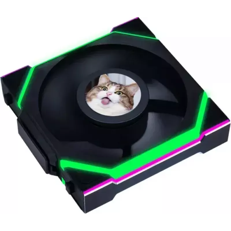 Fan Lian Li UNI FAN SL Wireless LCD 120 12 cm Schwarz 29,5 dB 50,08 cfm