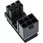 InLine Power-Adapter intern 180° ATX 6-Pin Stecker Buchse Schwarz 26636E