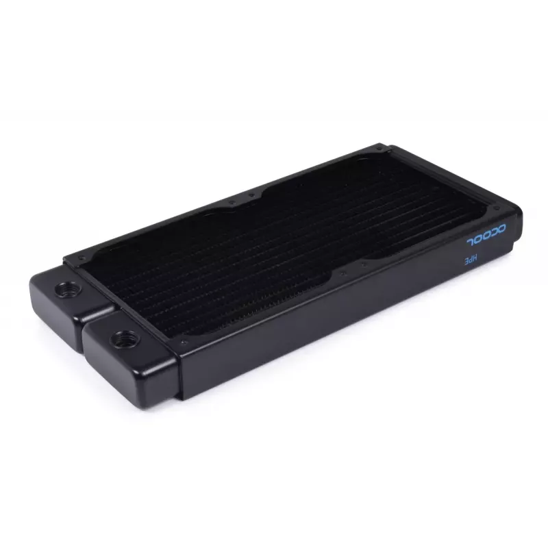 Alphacool 14376 Heizkörper Messing Kupfer Stahl Schwarz 124 mm 271,5 mm 30 mm