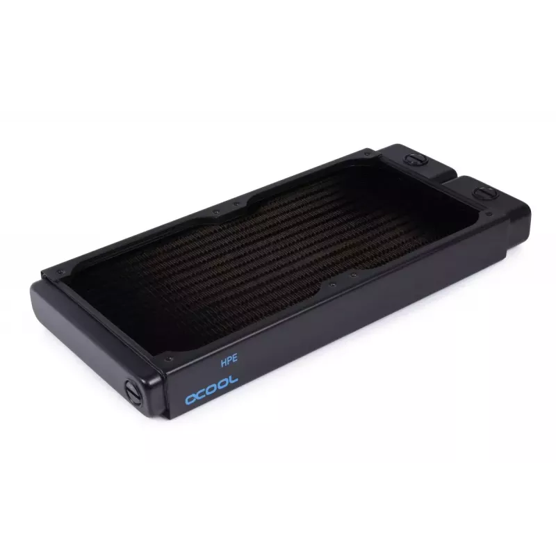 Alphacool 14376 Heizkörper Messing Kupfer Stahl Schwarz 124 mm 271,5 mm 30 mm