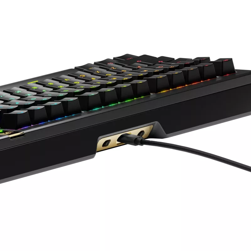 Mechanische Gaming-Tastatur GLORIOUS GMMK 3 PRO HE 75%, Kabelgebunden, USB, QWERTY, RGB, Schwarz