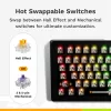 Mechanische Gaming-Tastatur GLORIOUS GMMK 3 PRO HE 75%, Kabelgebunden, USB, QWERTY, RGB, Schwarz
