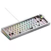 Mechanische Tastatur GLORIOUS GMMK 3 PRO 65% Barebones kabelgebunden Silber — 65% USB RGB, 2 m Kabel