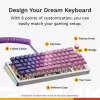 Mechanische Tastatur GLORIOUS GMMK 3 PRO 65% Barebones kabelgebunden Silber — 65% USB RGB, 2 m Kabel