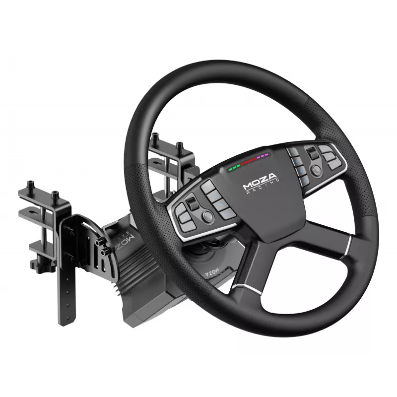 Moza Racing MOZA Trucking Bundle, Racing Wheel, Schwarz, American Truck Simulator Euro Truck Simulator 2, CE, 470 mm, 310 mm