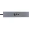 InLine USB 3.2 Gen.2 Hub (10 Gb/s), 4 Port USB-C, OTG, Aluminiumgehäuse