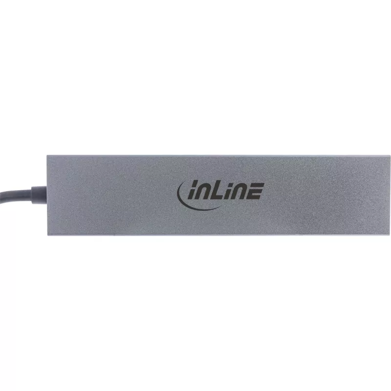 InLine USB 3.2 Gen.2 Hub (10 Gb/s), 4 Port USB-C, OTG, Aluminiumgehäuse