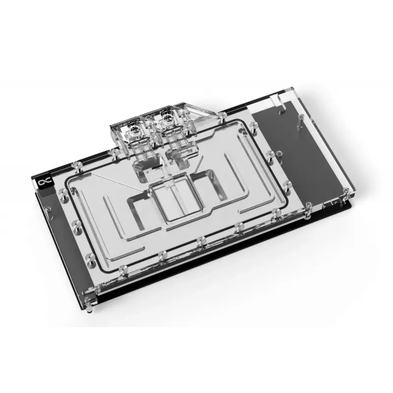 Wasserblock + Backplate Alphacool Eisblock Aurora Acryl Aluminium Kupfer Transparent