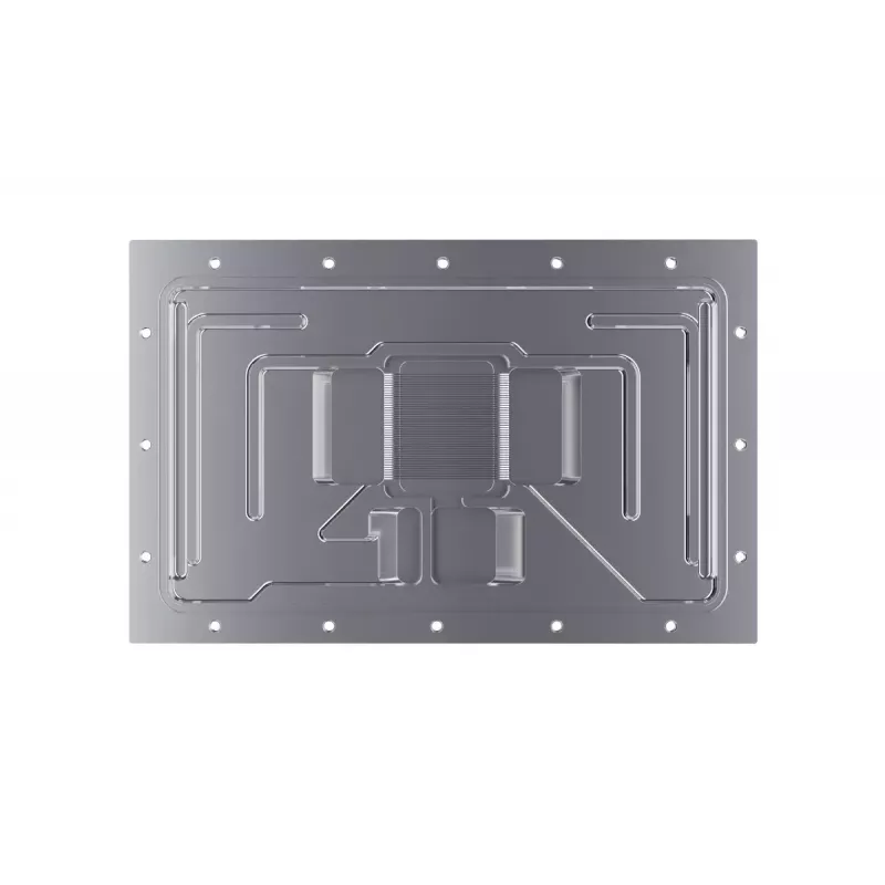 Wasserblock + Backplate Alphacool Eisblock Aurora Acryl Aluminium Kupfer Transparent