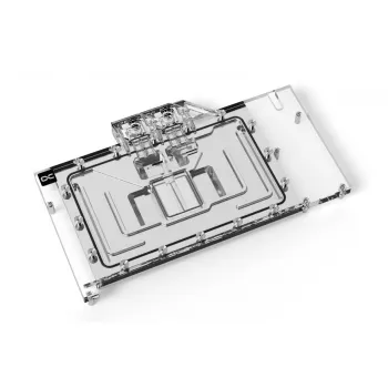 Wasserblock + Backplate Alphacool Eisblock Aurora Acryl Aluminium Kupfer Transparent