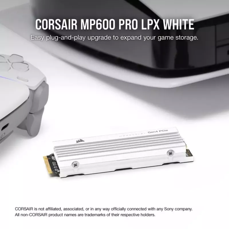 SSD-Festplatte Corsair 2 TB M.2 PCI Express 4.0 MP600 PRO LPX