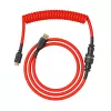 Gespiraltes USB-Kabel GLORIOUS für GMMK Crimson Red — abnehmbares Tastaturkabel, spiralförmiges Design