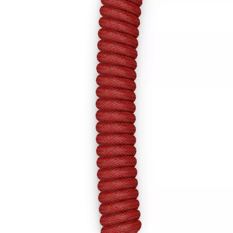 Gespiraltes USB-Kabel GLORIOUS für GMMK Crimson Red — abnehmbares Tastaturkabel, spiralförmiges Design