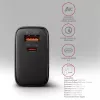 Ladegerät Axagon ACU-PQ45 QC 3.0 4.0 AFC FCP PPS PD 45W Schwarz
