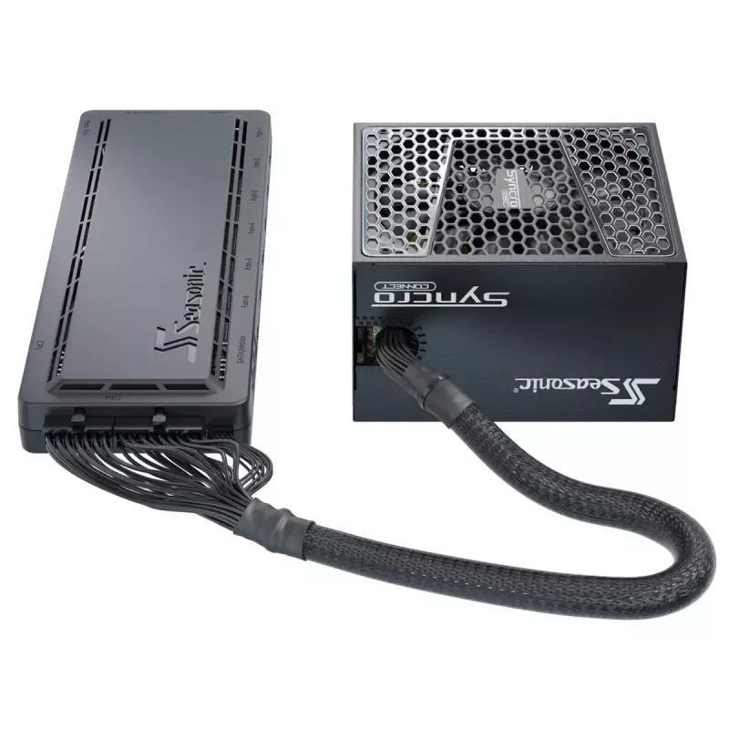 PC-Gehäuse Seasonic SYNCRO Q704 Midi Tower Schwarz