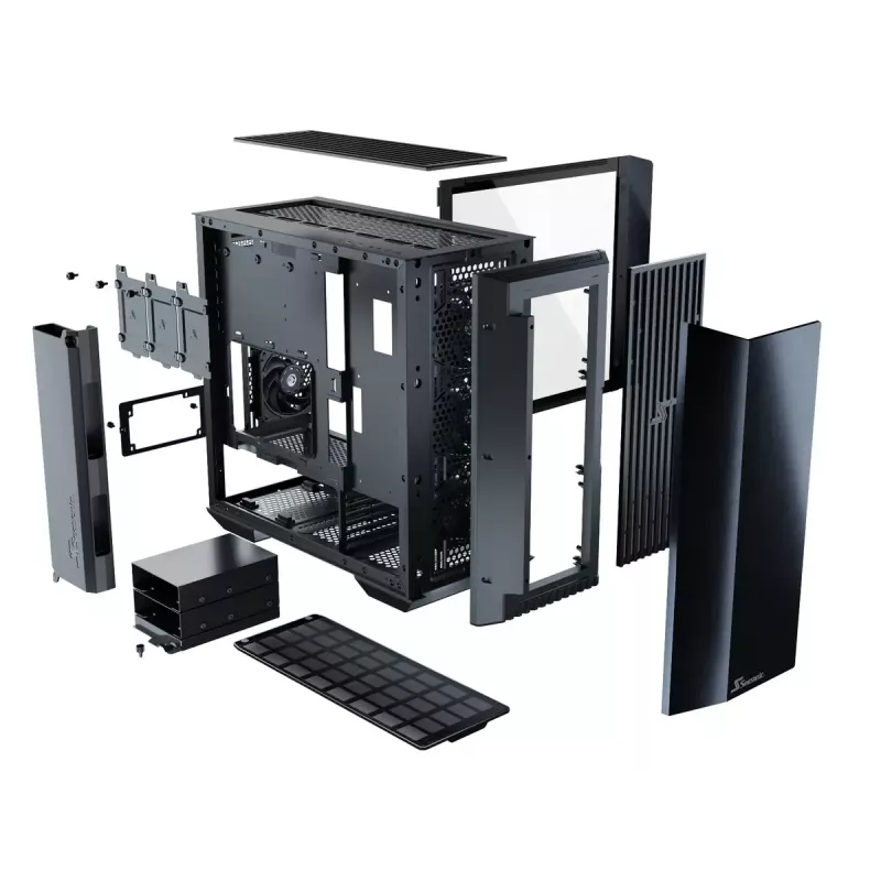 PC-Gehäuse Seasonic SYNCRO Q704 Midi Tower Schwarz