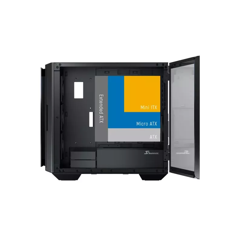 PC-Gehäuse Seasonic SYNCRO Q704 Midi Tower Schwarz