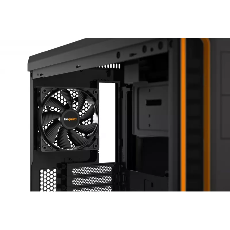be quiet Pure Base 600 Window Midi Tower Schwarz, Orange