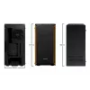 be quiet Pure Base 600 Window Midi Tower Schwarz, Orange