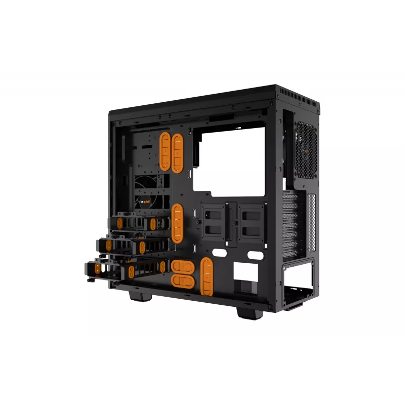 be quiet Pure Base 600 Window Midi Tower Schwarz, Orange