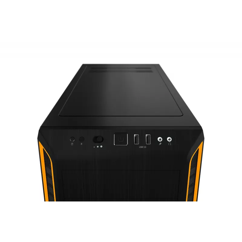 be quiet Pure Base 600 Window Midi Tower Schwarz, Orange