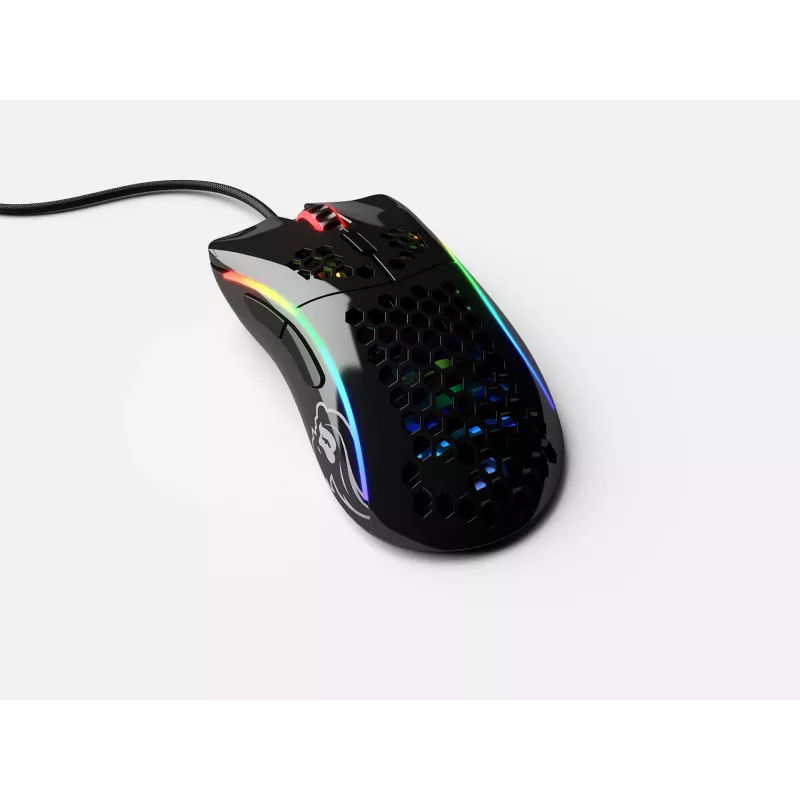 Glorious Gaming Model D- Maus für Rechtshänder, USB Type-A, optisch, 12000 DPI