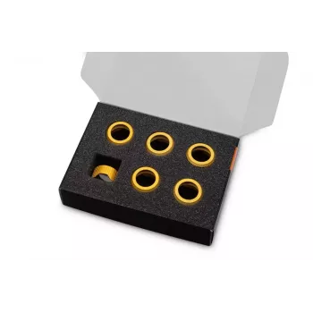 Kompressionsring EK Water Blocks Aluminium Gold 6 Stück