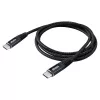 USB-Kabel Akasa AK-CBUB54-10BK 1 m USB-C Schwarz