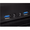 PC-Gehäuse Silverstone ML04 HTPC Schwarz