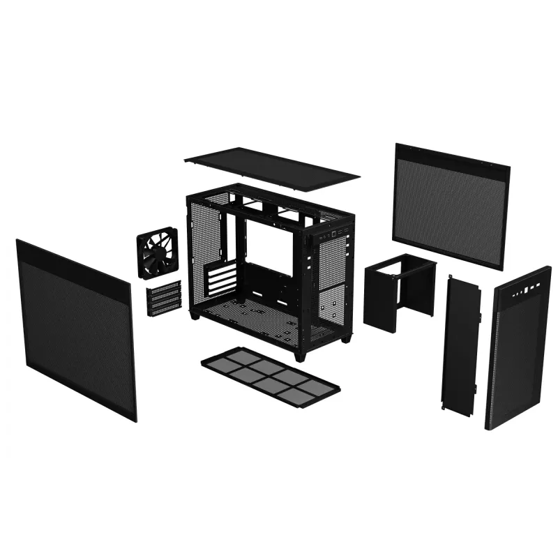 ASUS AP201 PRIME CASE TG Mini Tower Schwarz